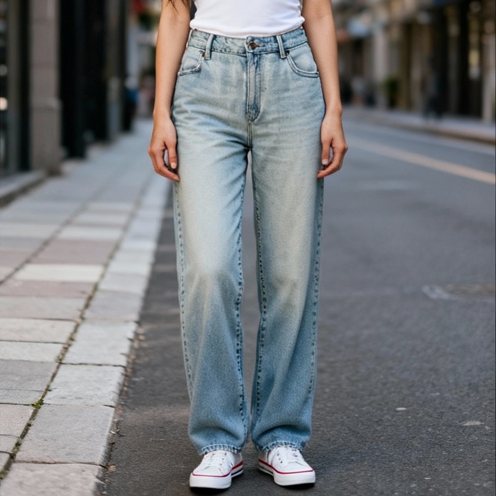 Rolla’s Genie Jeans – Super High Rise 80’s Balloon Leg, Size 30 / Aussie 12